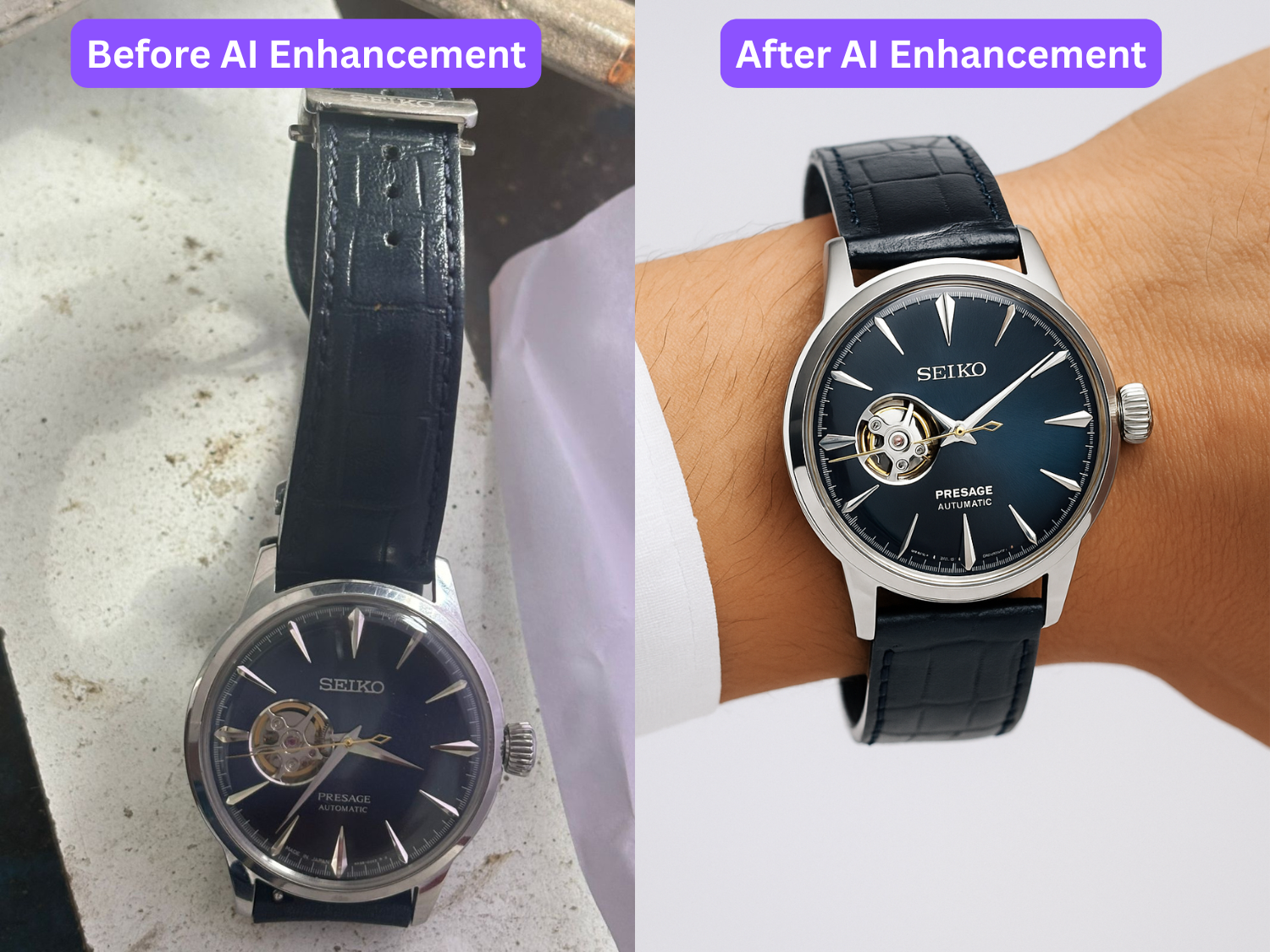 AI Image Enhancement - Transform ordinary photos into professional-quality images